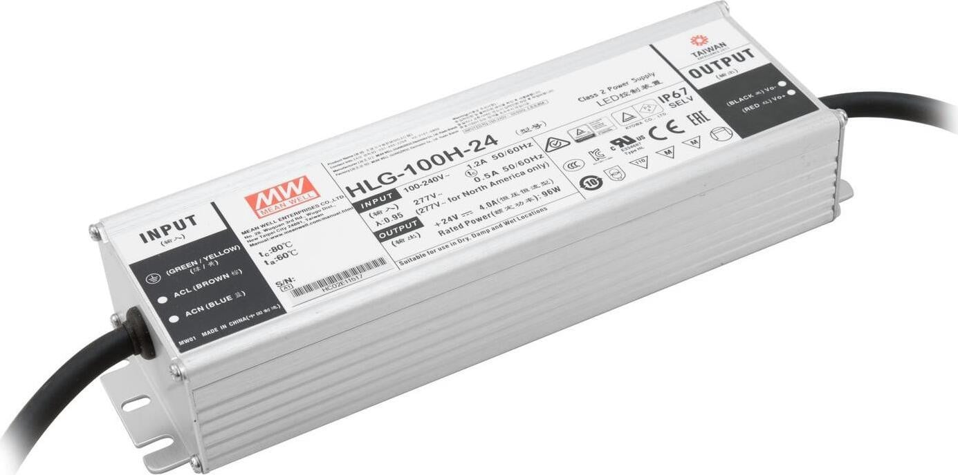 Mean Well LED-voeding 192W 12V IP67 (51405024)