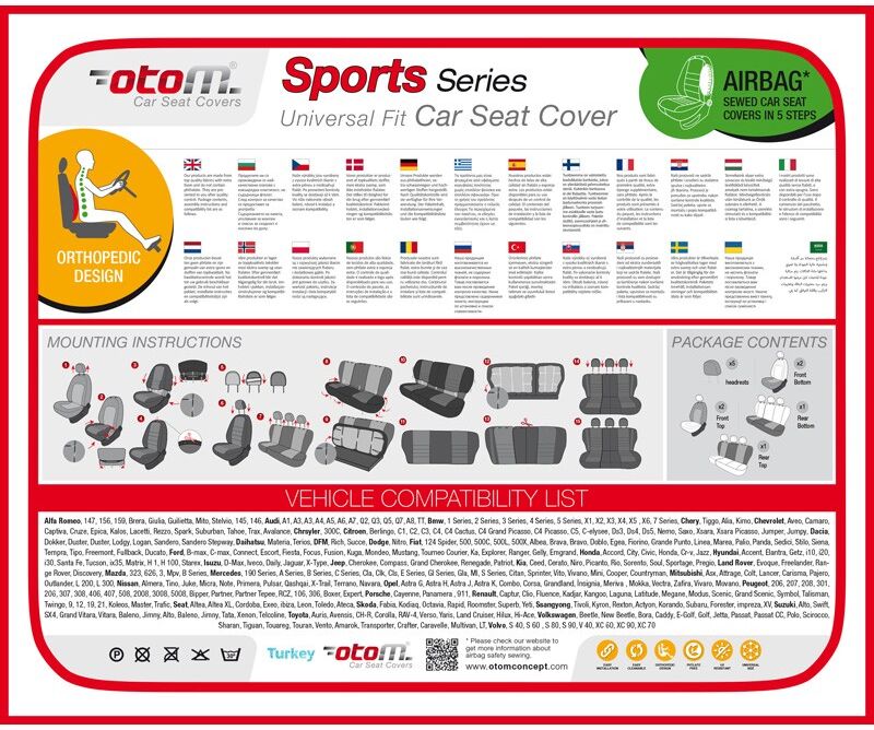 Otom GTI-801 Seat cover
