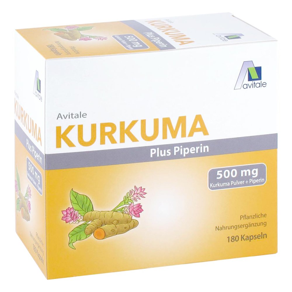 Avitale GmbH Kurkuma 500 mg+Piperin Kapseln 19557343