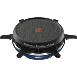 Tefal RE12A4, Racletteofen, Schwarz, Blau