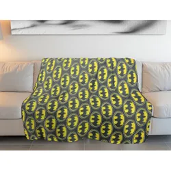 Batman Batman Kuscheldecke 180x200 cm – Weiches Fan-Set für Sofa & Bett