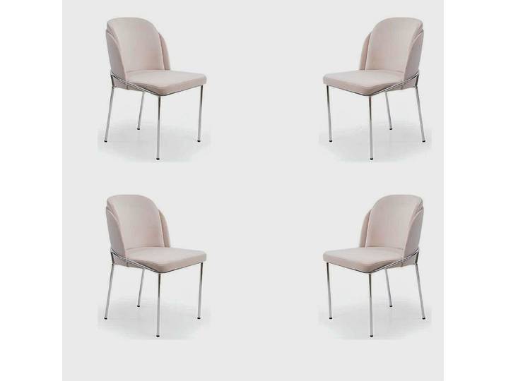 Xlmoebel Polsterstuhl Esszimmerstühle im modernen Lounge Design mit edler Polsterung (4x Stühle, 4 St), Hergestellt in Europa