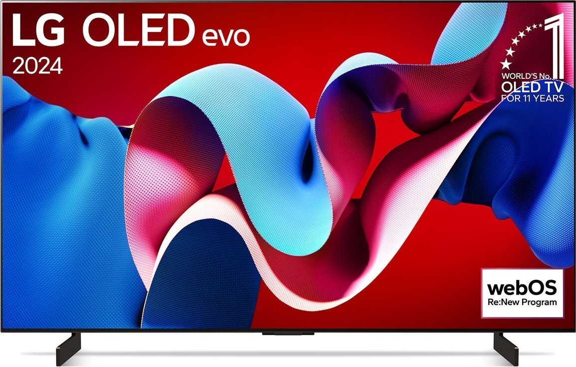 LG OLED evo OLED42C44LA 107cm (42"), 2024, 4K, OLED, Smart-TV, WLAN, Schwarz