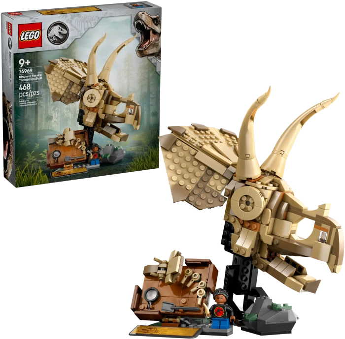 LEGO Jurassic World 76969 Dinosaurier-Fossilien: Triceratops-Schädel