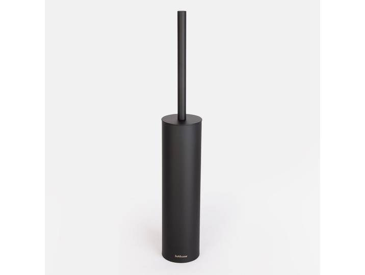 Pot à balai design compact noir mat