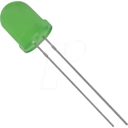 8034G3D-EHE-A - LED 8mm, bedrahtet, grün, 2500 mcd, 50°