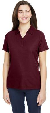 CORE365 CE112W Women's Fusion ChromaSoft Pique Polo Shirt in Burgundy size 2XL   Polyester