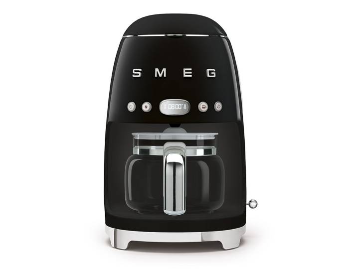 Smeg - Cafetière Filtre Programmable 10 Tasses 1050w Noir Dcf02bleu