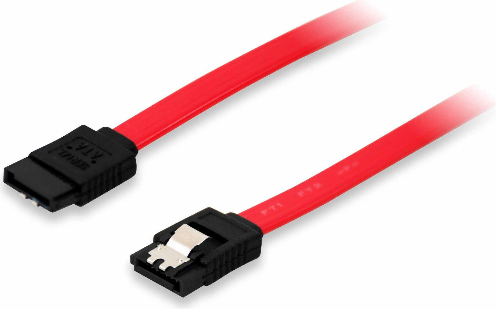 Equip SATA naar SATA kabel, recht, rood, 0,50 meter