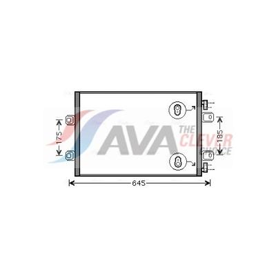AVA CLEVER CHOICE Kondensator, Klimaanlage rta5406 für RENAULT TRUCKS