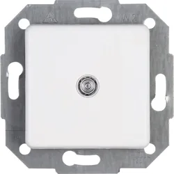 Kopp 614398085 EUROPA - Taster beleuchbar, Farbe: arktisweiß