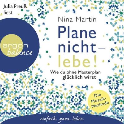 Plane nicht - lebe! - Nina Martin,Benedict Probst, Audio, 9783732456208