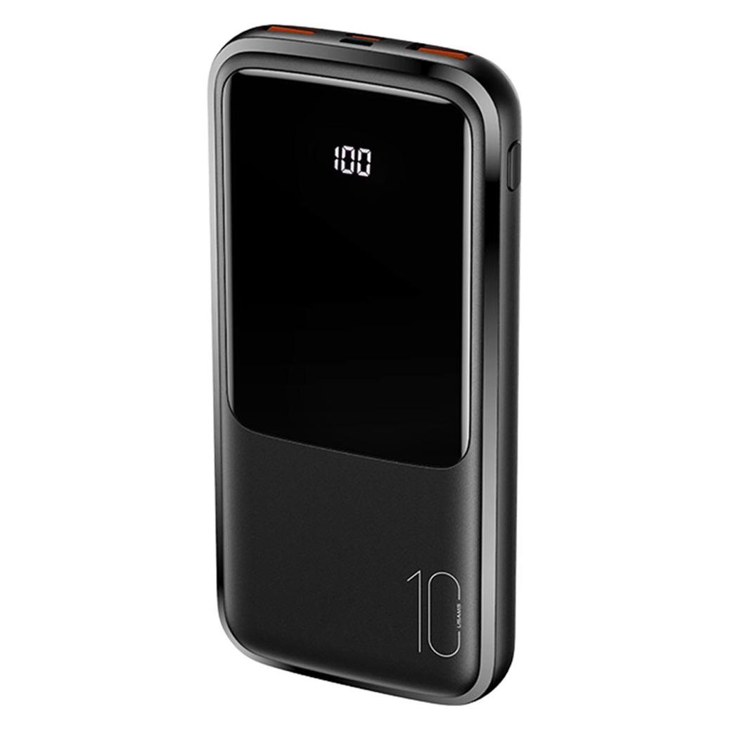 Usams PB58 10000 mAh Power Bank Black (10KCD16101) (10000 mAh, 22.50 W, 37 Wh) (10KCD16101)