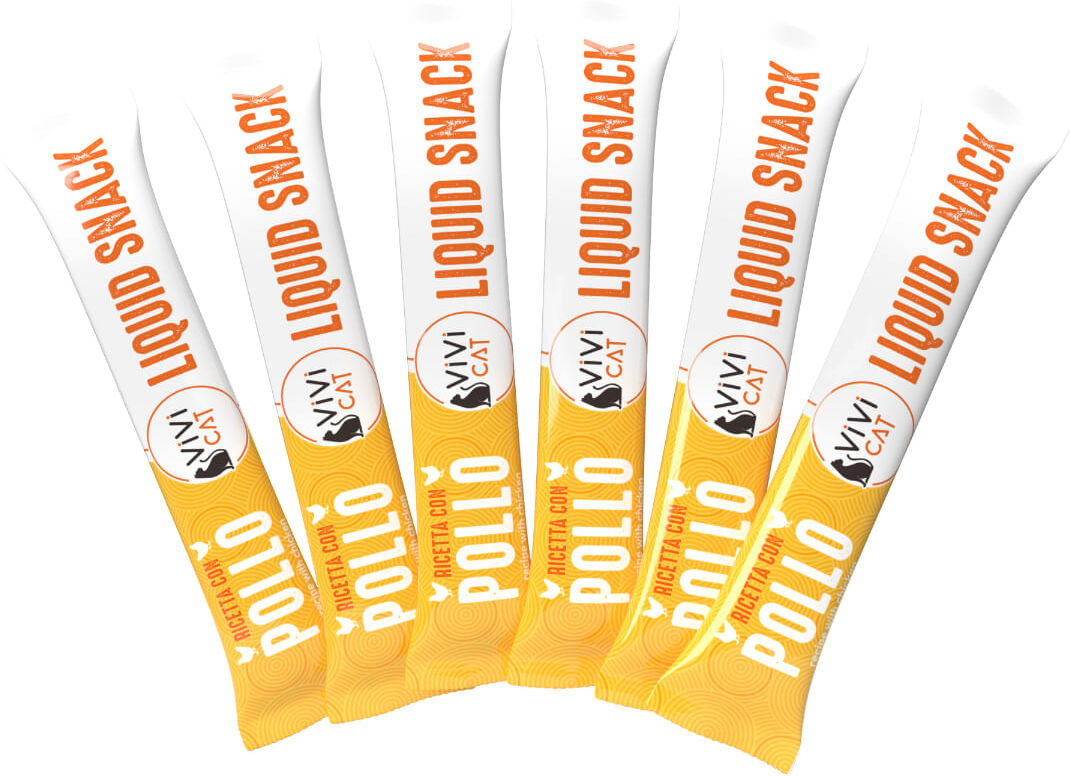 ViVi Cat Liquid Snack 6X15G POLLO