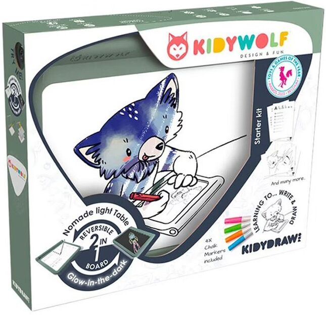 Nespart Kidydraw Pro - tablette lumineuse verte A4 transportable