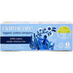 natracare Tampons organic cotton, Normal, aus Bio-Baumwolle, 20 Stück