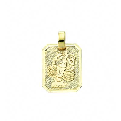 Sternzeichenanhänger ADELIA´S "Sternzeichen Anhänger Krebs 333 Gold ( 8K )", gold, Schmuckanhänger, Herren, Krebs, Gold, Goldanhänger Krebs