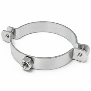 PRIOstahl Rohrschelle 620, 3 Zoll, Schraubrohrschelle, Ø 84 - 90 mm, aus Edelstahl, Gewinde M10