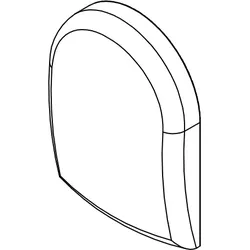 HSK Ersatzteile Klemmlager Aussenseite, Chrom, E30087-41 E30087-41