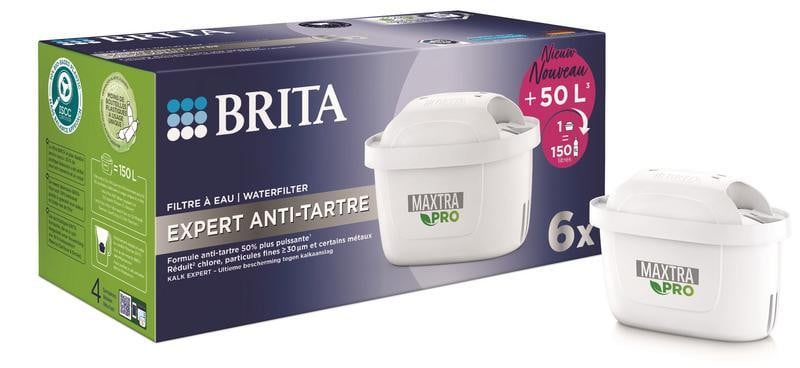 Brita Maxtra Pro Kalk Expert Waterfilterpatronen 6-pack