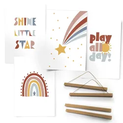 Bilder-Set KIDS FUN (LBH 20x0,20x30 cm) - bunt - LBH 20x0,20x30 cm