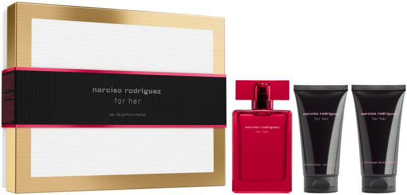 narciso rodriguez for her intense coffret cadeau pour femme