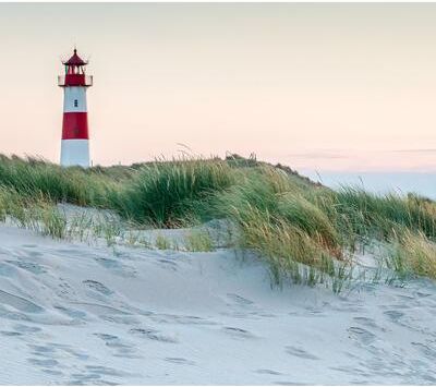 Veer Decor Lighthouse Dunes Wall Mural