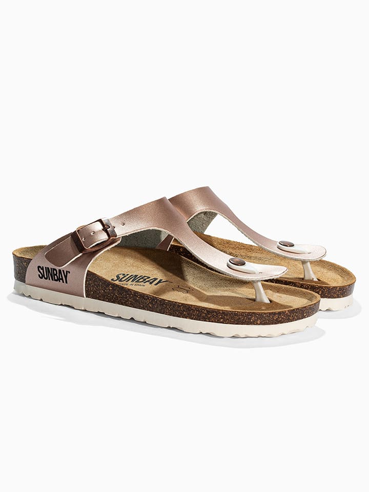 Sunbay Zehentrenner "Camelia" in Roségold - 40