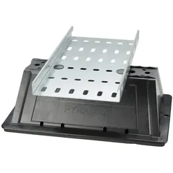 Caddy ERI PTF16P PYRAMID Tool-Free Cable Tray Support Kit, Elektronikzubehör + Gehäuse, Schwarz