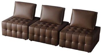 Craft Porch CraftPorch 3-Piece Elegance Button-Tufted PU Upholstered