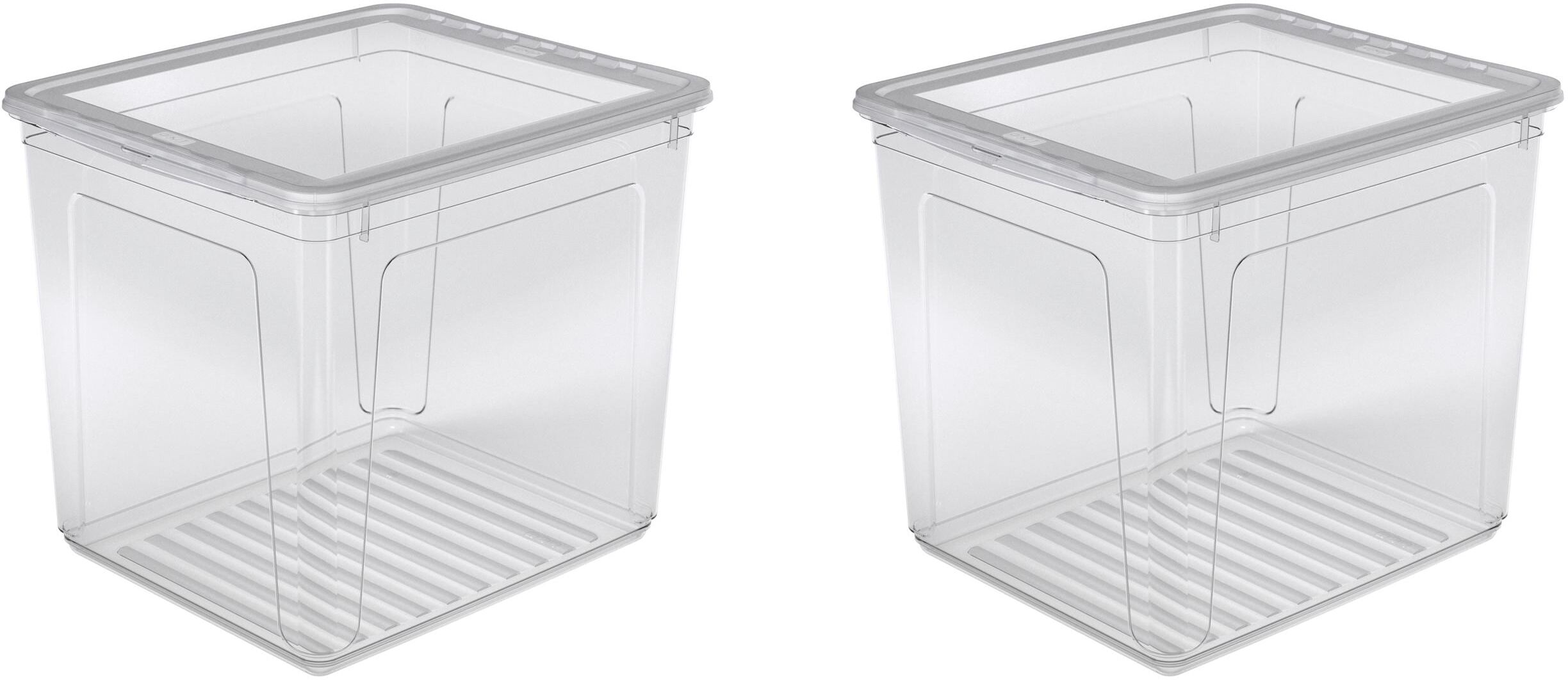 Organizer KEEEPER "bea", transparent, B:33,5cm H:35cm, Kunststoff, Aufbewahrungsboxen, Organizer, Aufbewahrungsbox, mit Air Control System transparent Einheitsgröße