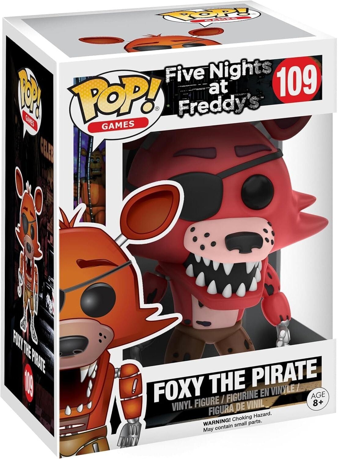 Funko Pop! Vinyl - Five Nights At Freddy's - Foxy The Pirate Figure, 3.75 in, Collectible Toy Figure