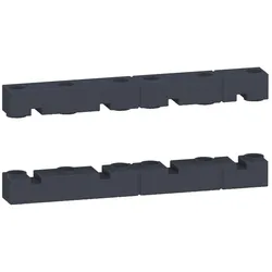 Schneider Electric NSYBSA70 Freier Träger ohne Sammelschiene, 70 mm, Schienendist