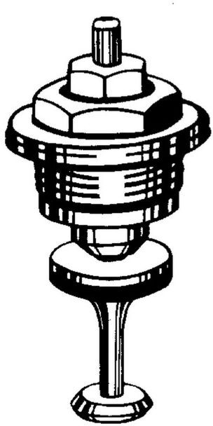 Heimeier Thermostat-Oberteil 3831-02.299 für Einrohrventil, Baureihe ab Juni 1981