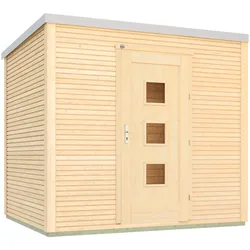 Weka Designhaus 413 250x250cm Gr. 1 naturbelassen
