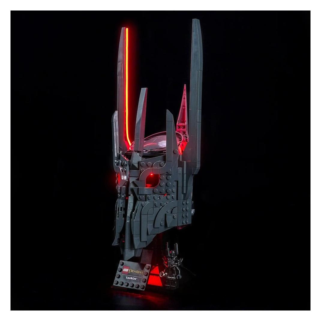BrickBling LED Beleuchtungs-Set für LEGO 11373 Der Herr der Ringe - Sourons Helm mit Lichtsteuerung (GC1368)