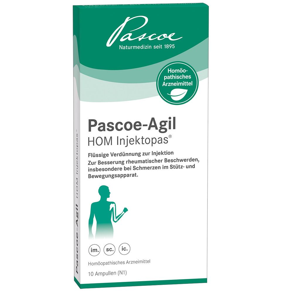 PASCOE-Agil HOM Injektopas Ampullen 10x2 ml