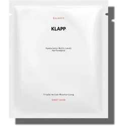 Klapp Triple Action Moisturizing Sheet Mask 3 Stk. 15 ml