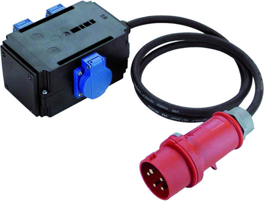 Bachmann CEE-Adapter 1xSt.16A 3xSchutz. 349.027)