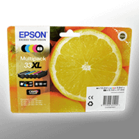 5 Epson Tinten C13T335740 Multipack KCMY PBK 33XL