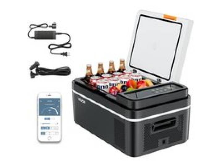 Glacière à compression 20 L 12 24 V et 100-240 V réfrigérateur auto contrôle APP -20 à 20 °C pour camping voyage bateau pêche