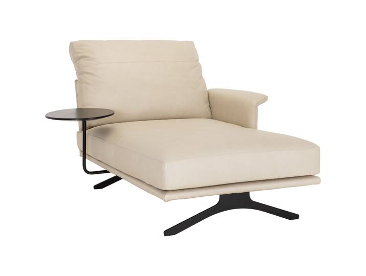 Sofa Tena Leder ecru B 108 T 154 cm