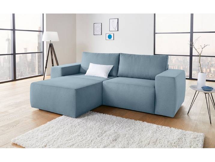 LOOKS by Wolfgang Joop Ecksofa LooksII kubisch, bequem, strapazierfähige Bezüge, Breite 242cm, L-Form, geradlinig und komfortabel