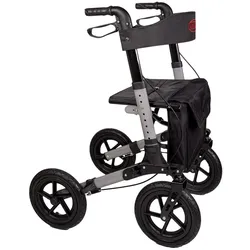 ANTAR Alu Rollator AT51036 mit Luftbereifung inkl. Stockhalter