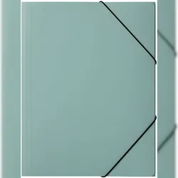 Pagna Gummizugmappe A4 PP Pastell eco 3 Einschlagklappen minze