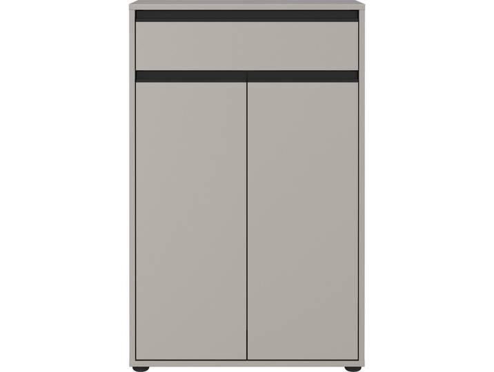 Aktenschrank Christine steingrau Holzwerkstoff B 63 H 98 cm - Aktenschrank