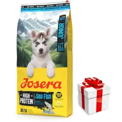 JOSERA High Protein Junior Sea Fish 12,5kg + Überraschung für den Hund