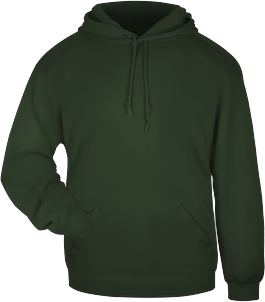 Badger Sport 1254 Hooded Sweatshirt in Forest Green size 4XL   Fleece BG1254, 125400