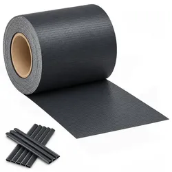 Relaxdays PVC Sichtschutzstreifen Set für Garten Anthrazit