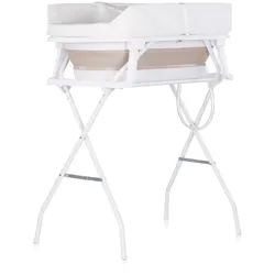 Chipolino Babywanne, Wickeltisch 2 in 1 Sonata Ständer faltbar Thermometer 11 kg beige